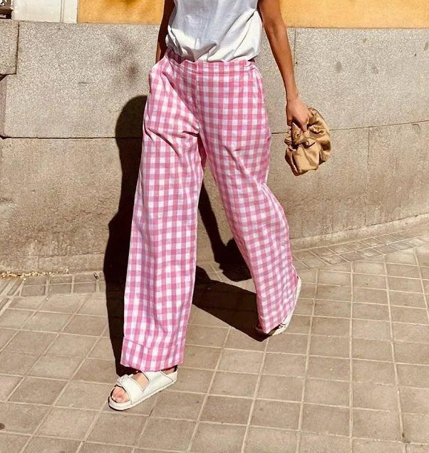 Autumn Printed Casual Women's Trousers 4