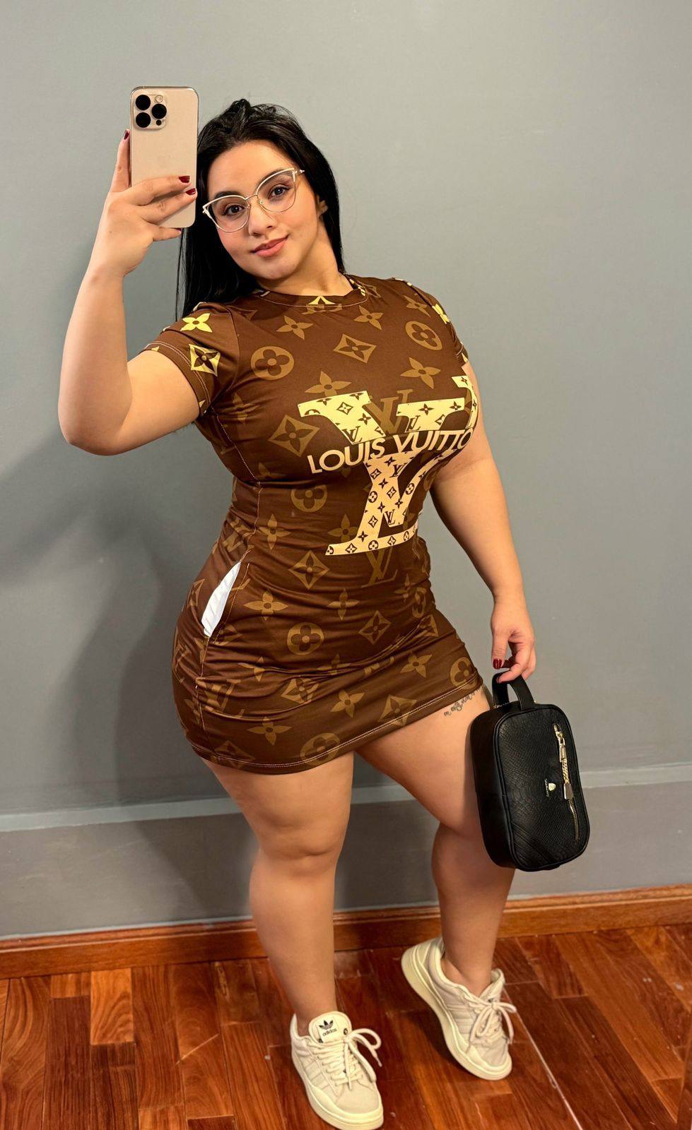 Women's Casual Chic Printed Bodycon Dress