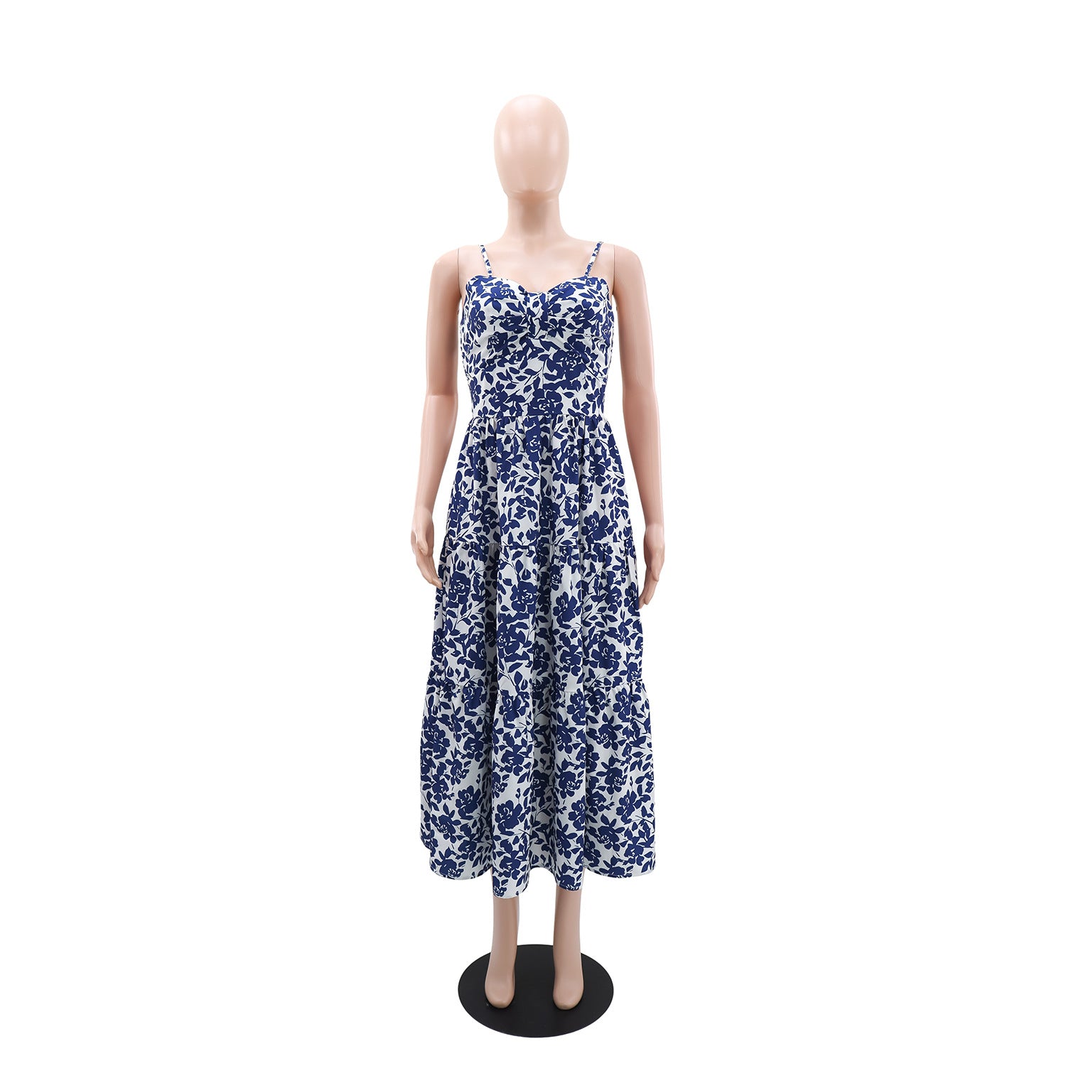 Women Print Holidays Casual Strap Dress 5