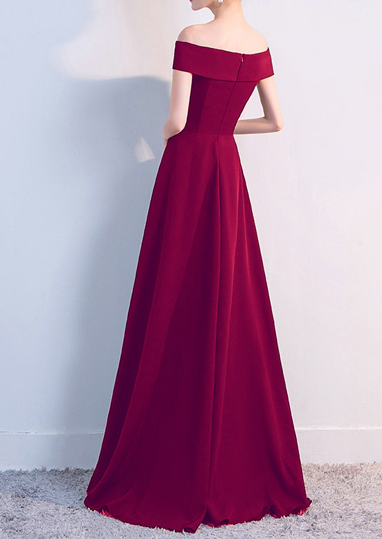 Women Black Party Dress Sexy Off Shoulder Evening Dress 11