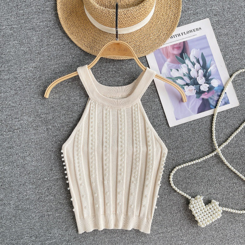 Women Sexy Off-Shoulder Halter Neck Camisole 3