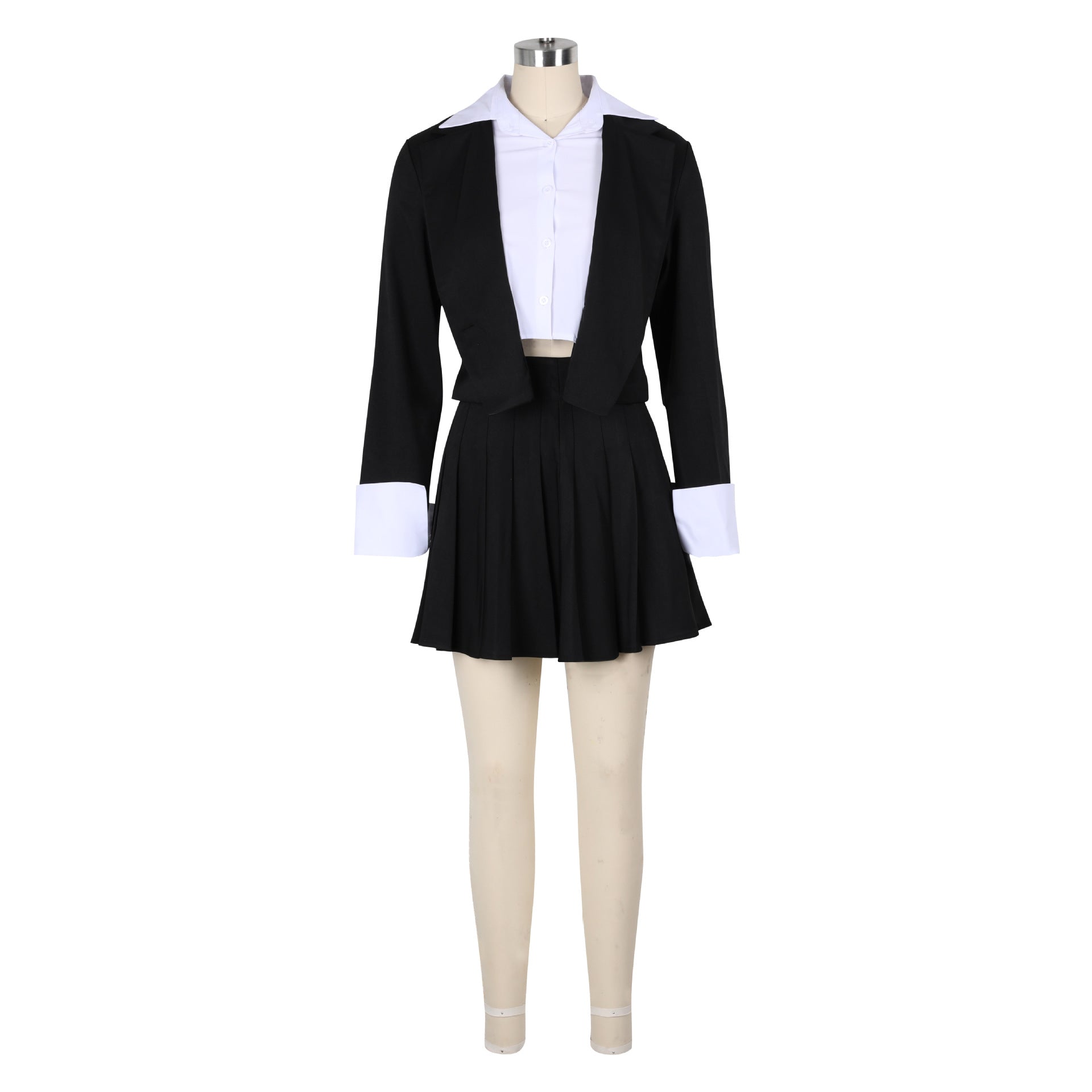 Women Blazer and pleated skirt two-piece set 17
