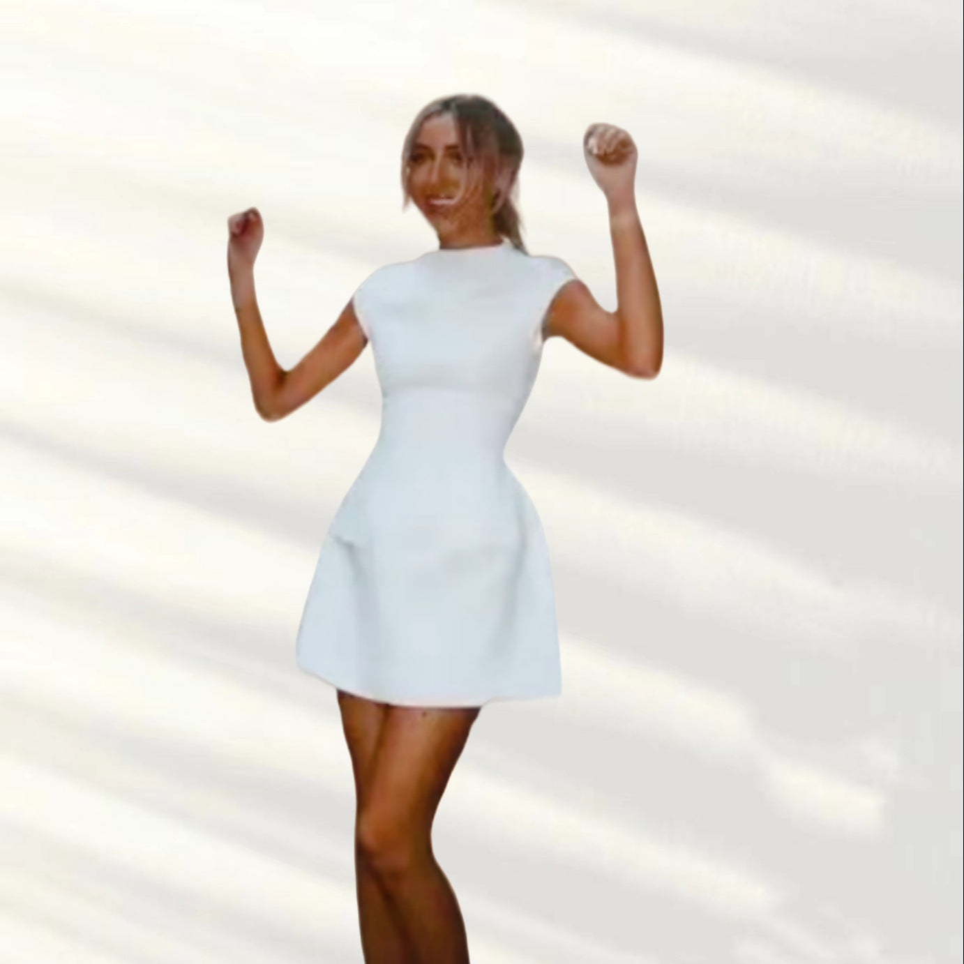 WomenŸ??s Summer Fashion Round Neck Sleeveless A-line Dress 8