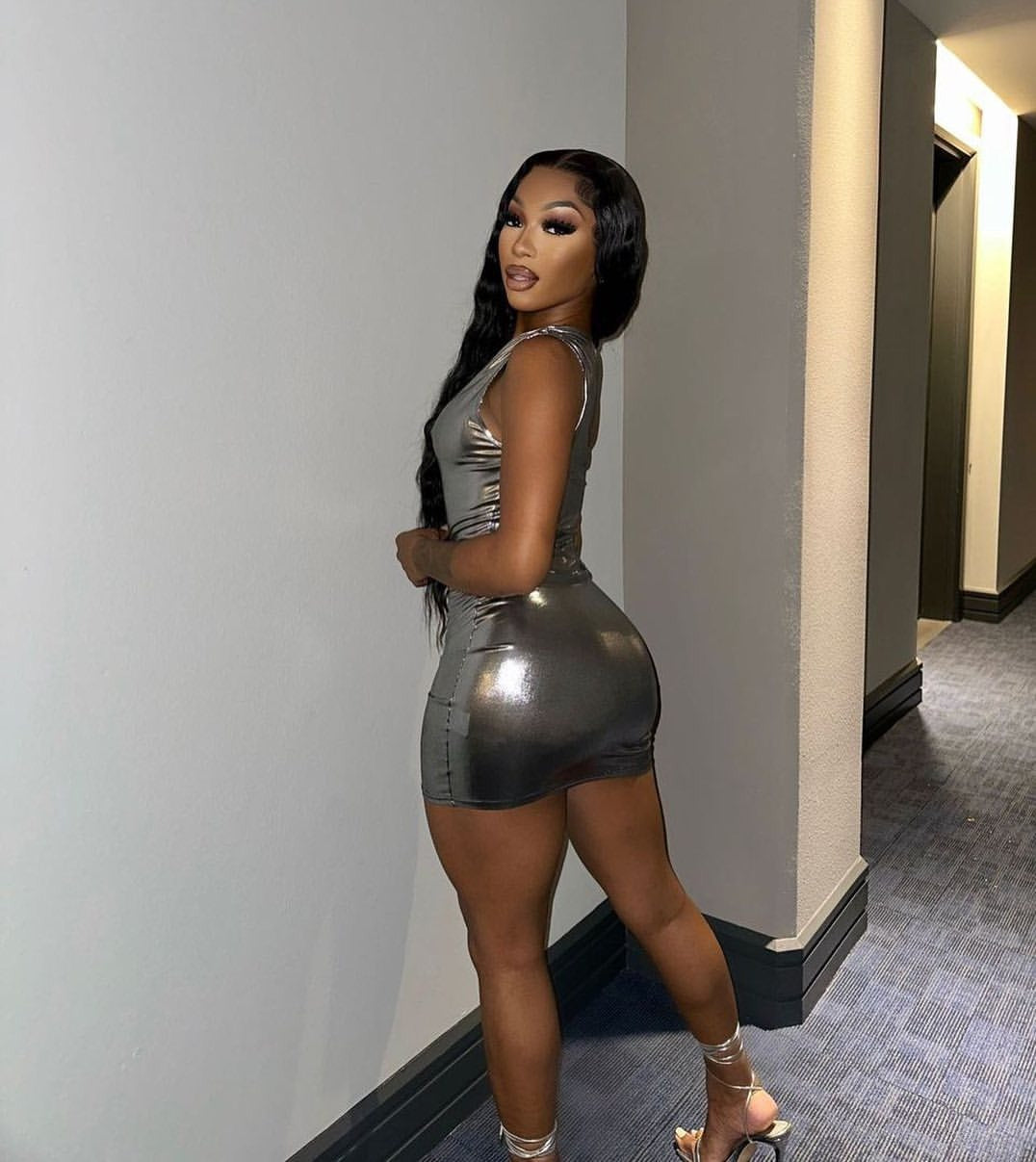 Summer Women's Fit Goldfinger Texture Sexy Slash Shoulder Pencil Skirt 5