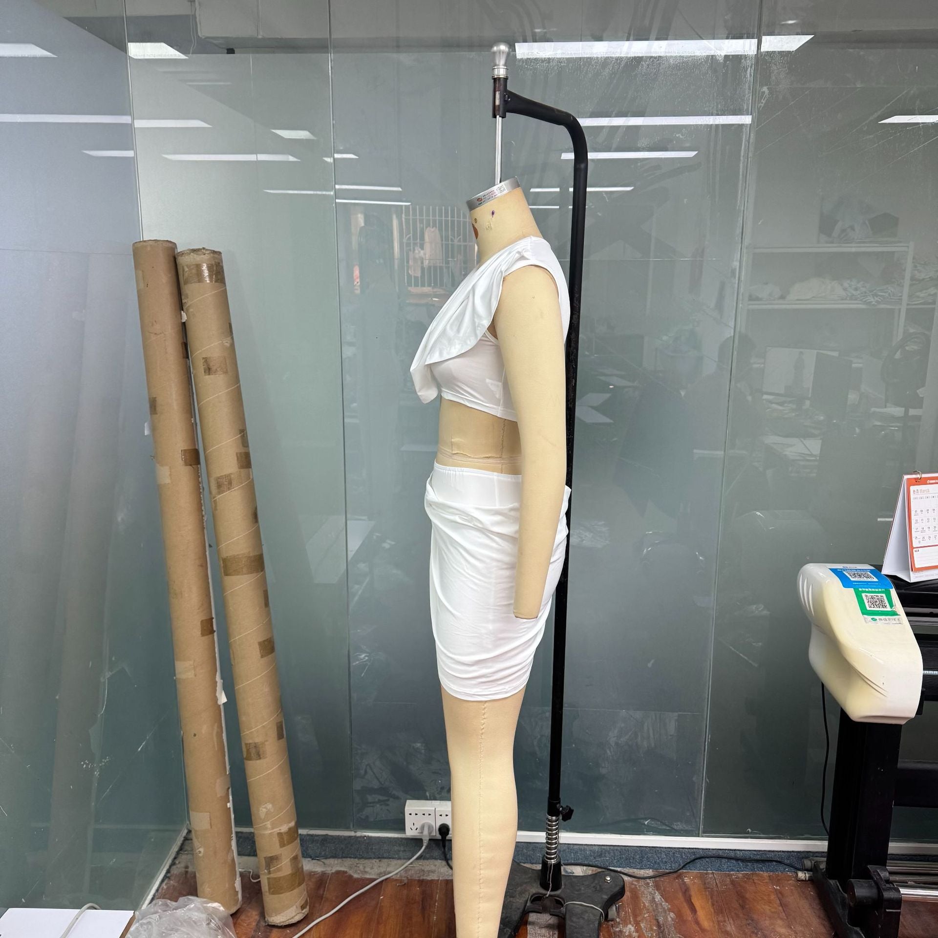 Women sexy Top and pleated Skirt two-piece set 8