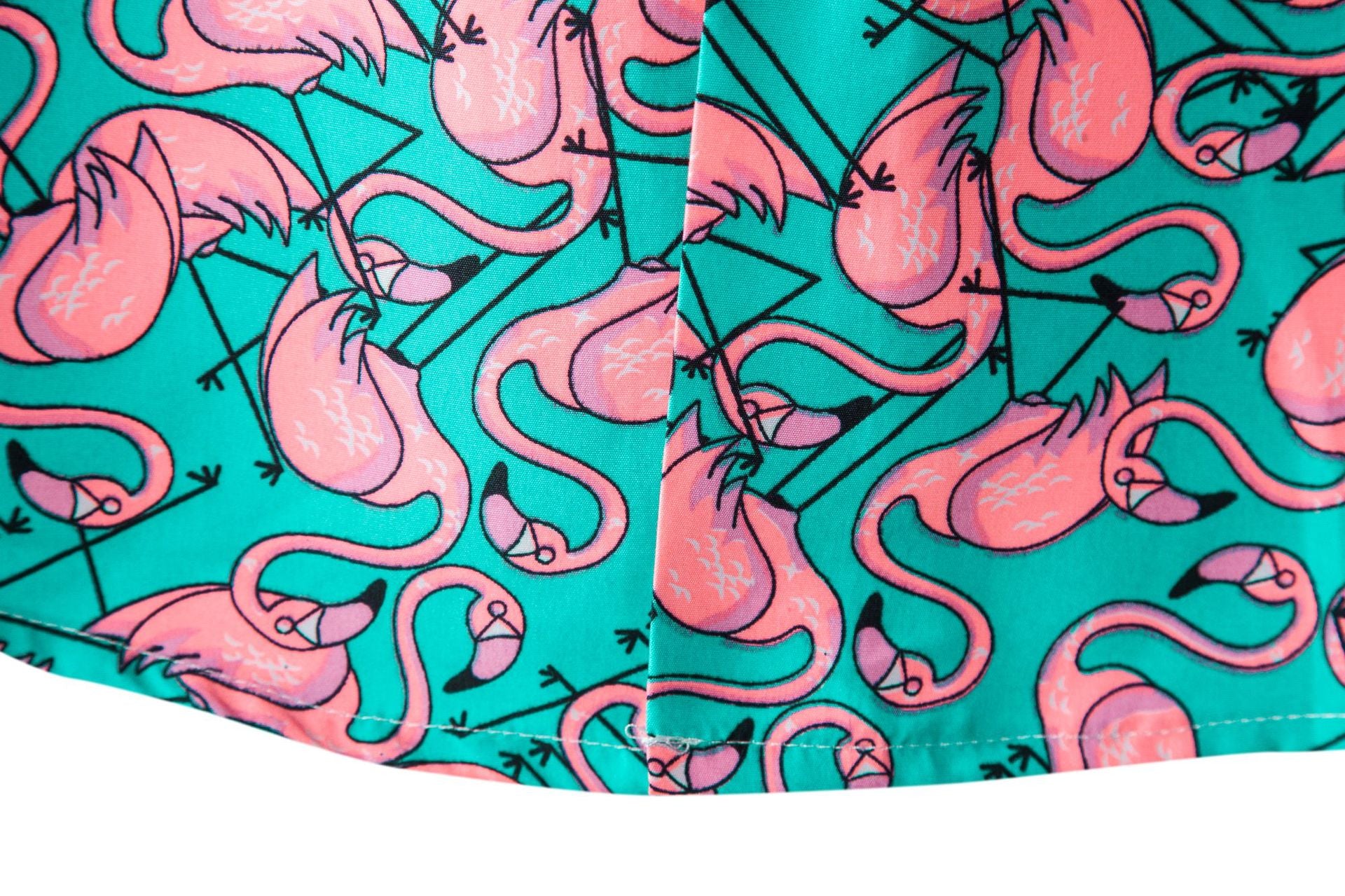 Men's Print Holidays Men's Short Sleeve Casual Shirt 17