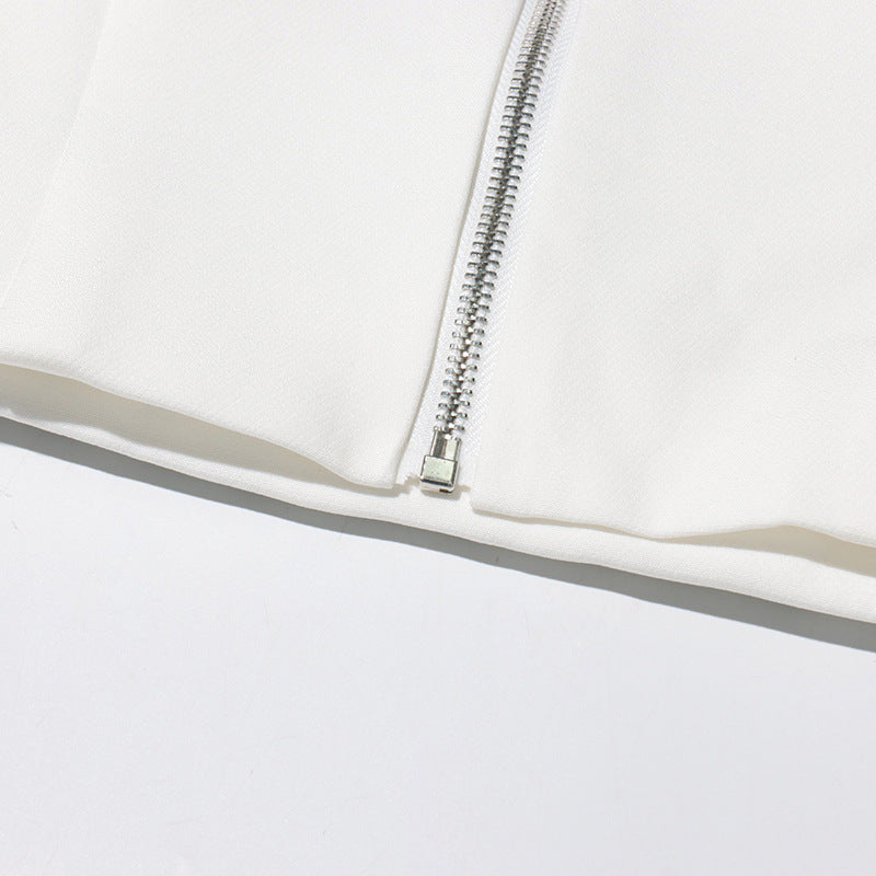 Women beaded top + skirt two-piece set 17