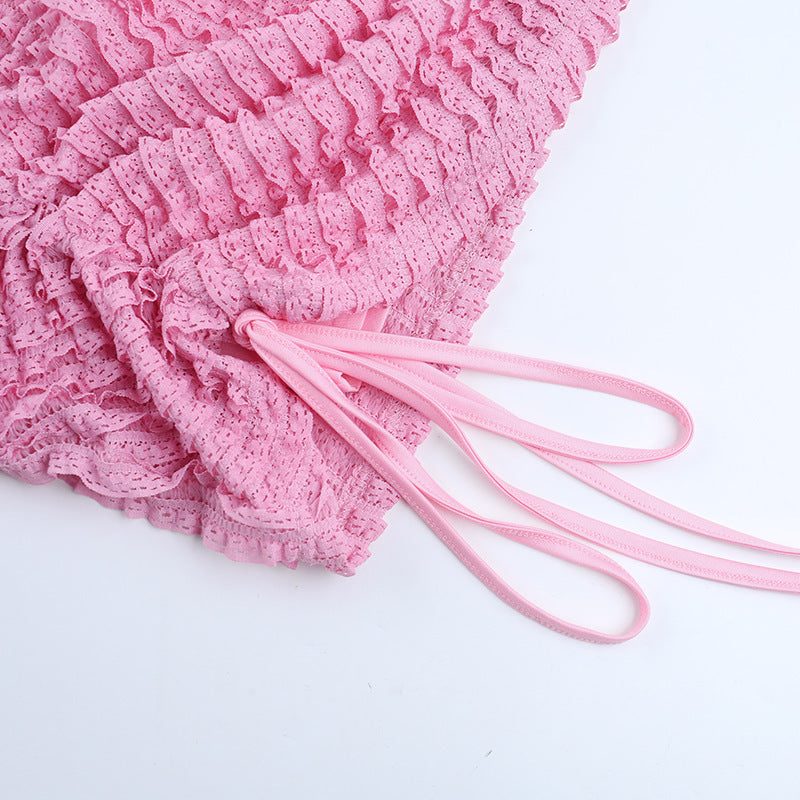 Women Elegant Jacquard Off-Shoulder Wave Pattern Long-Sleeved Dress 14