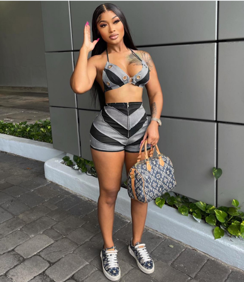 Women's Summer Fashion Casual Two-Piece Set