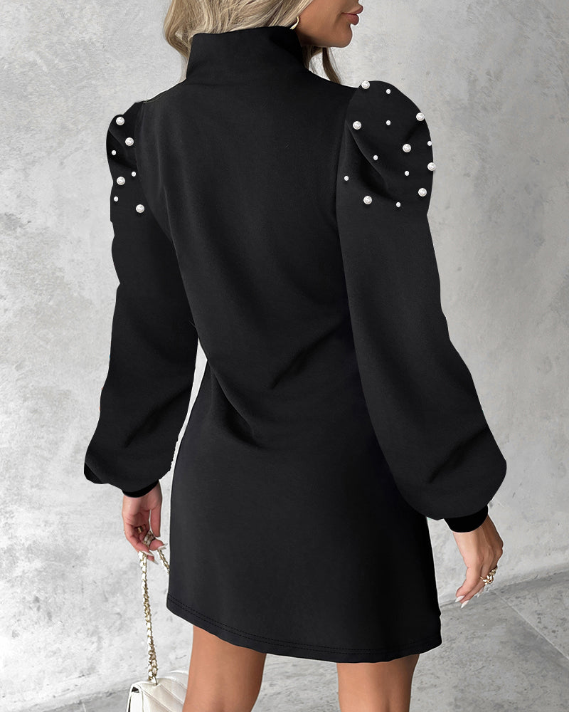 Women Sequined Long Sleeve Dress 5