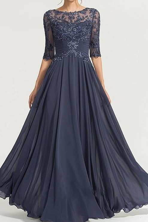 Women Lace Long Formal Evening Dress Prom Party Dress（Processing time need 3-6 days） 20