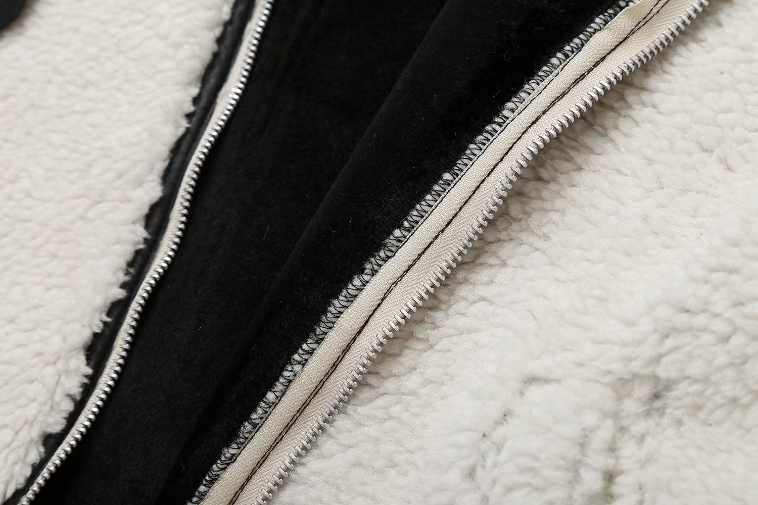 Women autumn and winter lamb wool coat 17