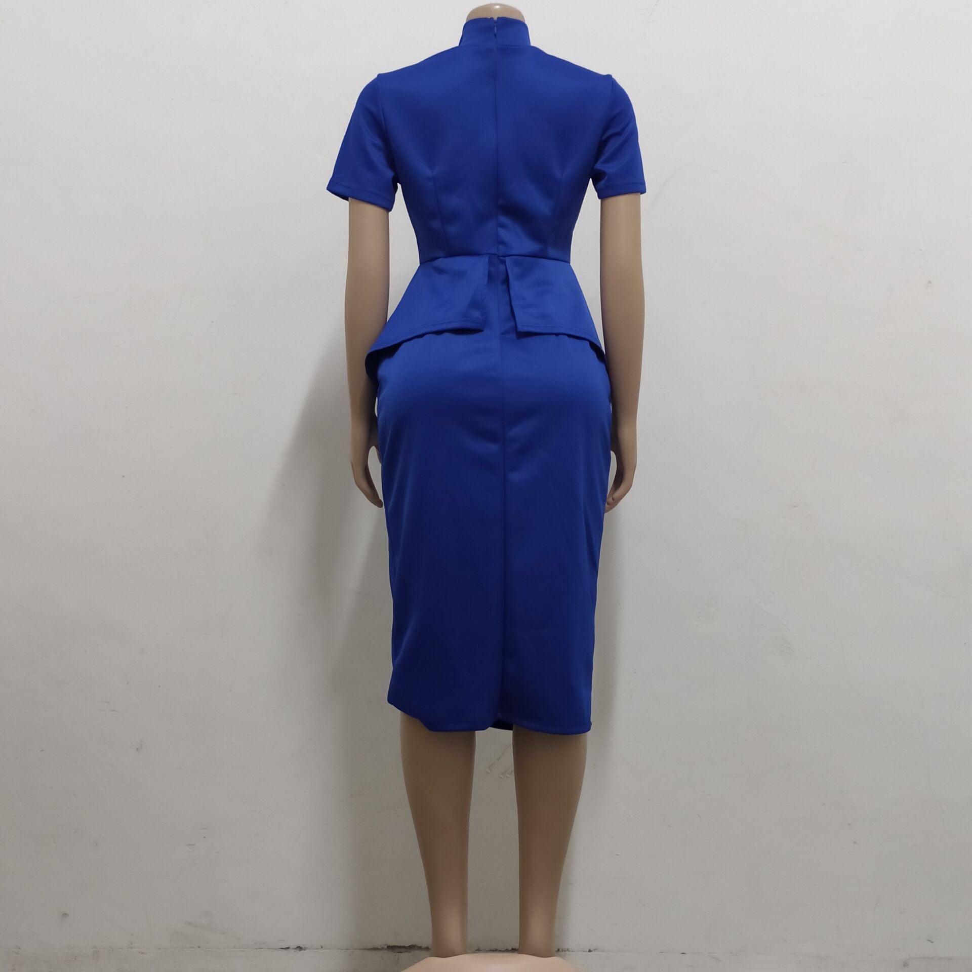 Women Sexy Bowknot Short-sleeved Bodycon Dress 26