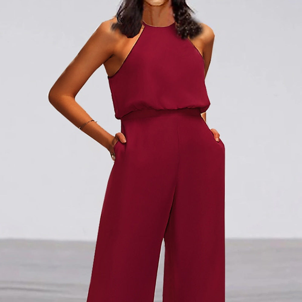 Summer Street Trendy Jumpsuit Women's Clothing