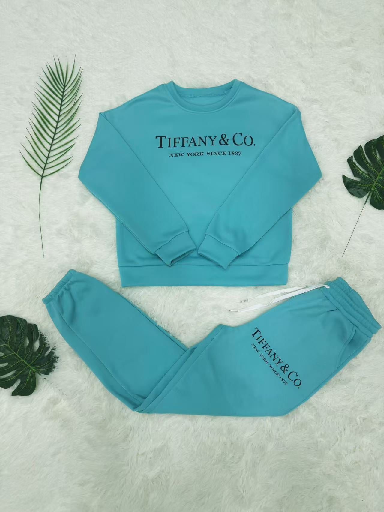 Letter Print Sweatpants Long-Sleeved Top Spring Casual Sweatshirt Set 6