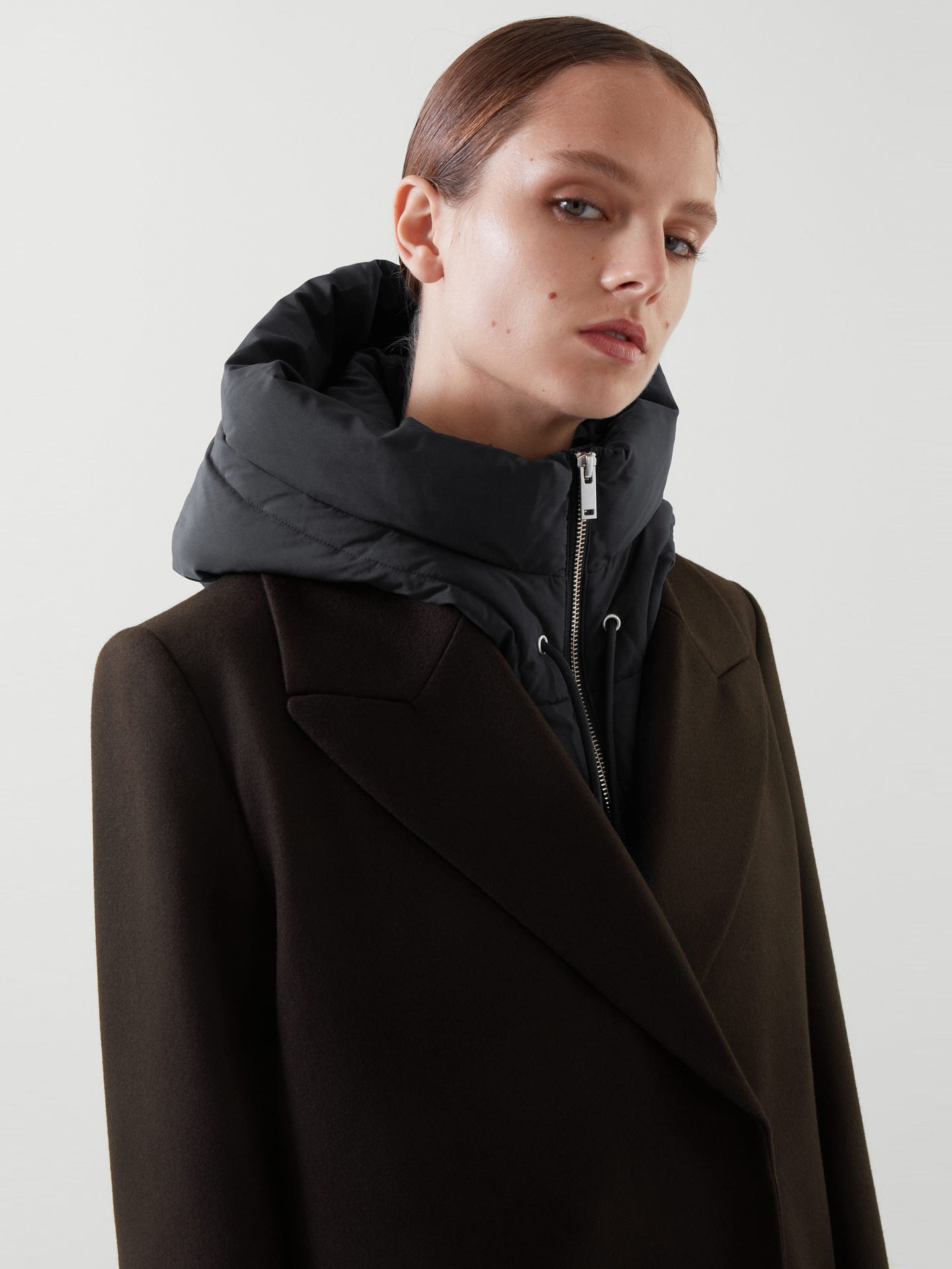 Autumn And Winter Women's Clothing Fashionable And Versatile Clothing Accessories Hooded Fake Collar Vest 11