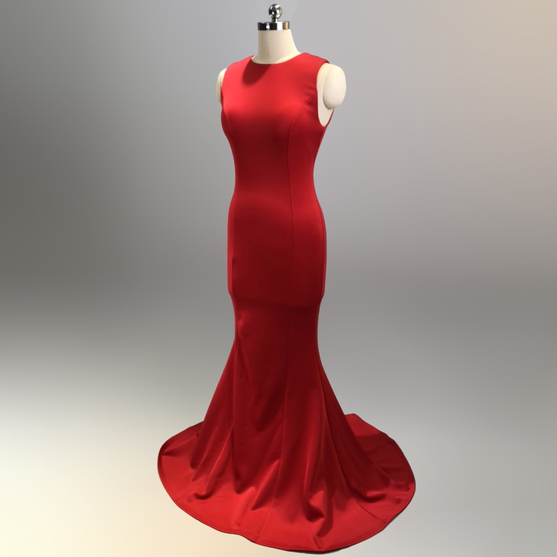 Bridal Wedding Long Formal Party Elegant Fishtail Engagement Evening Dress 10