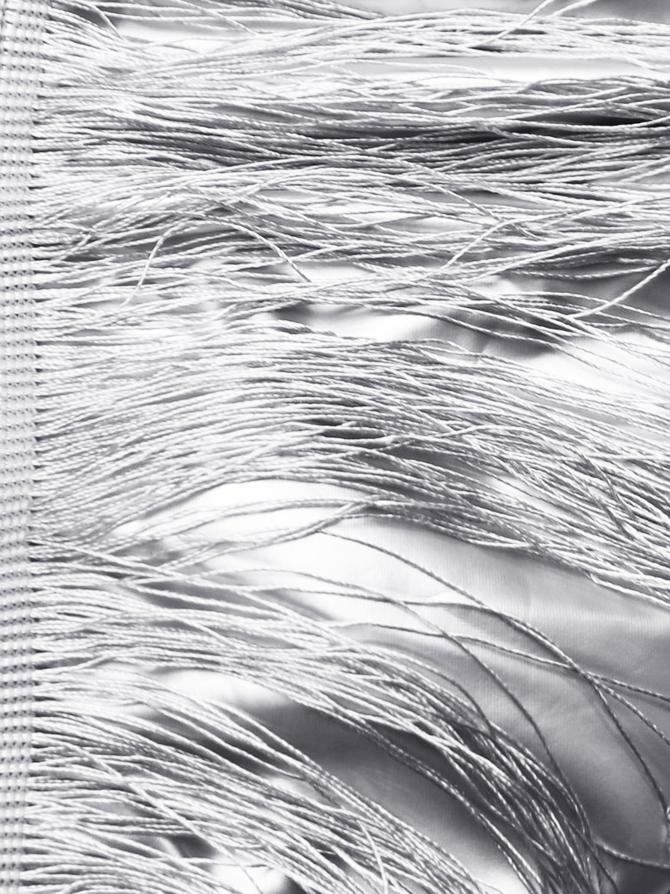 Sexy Strapless hollow tassel vest high waist Tight Fitting pants stretch leather two-piece set 14