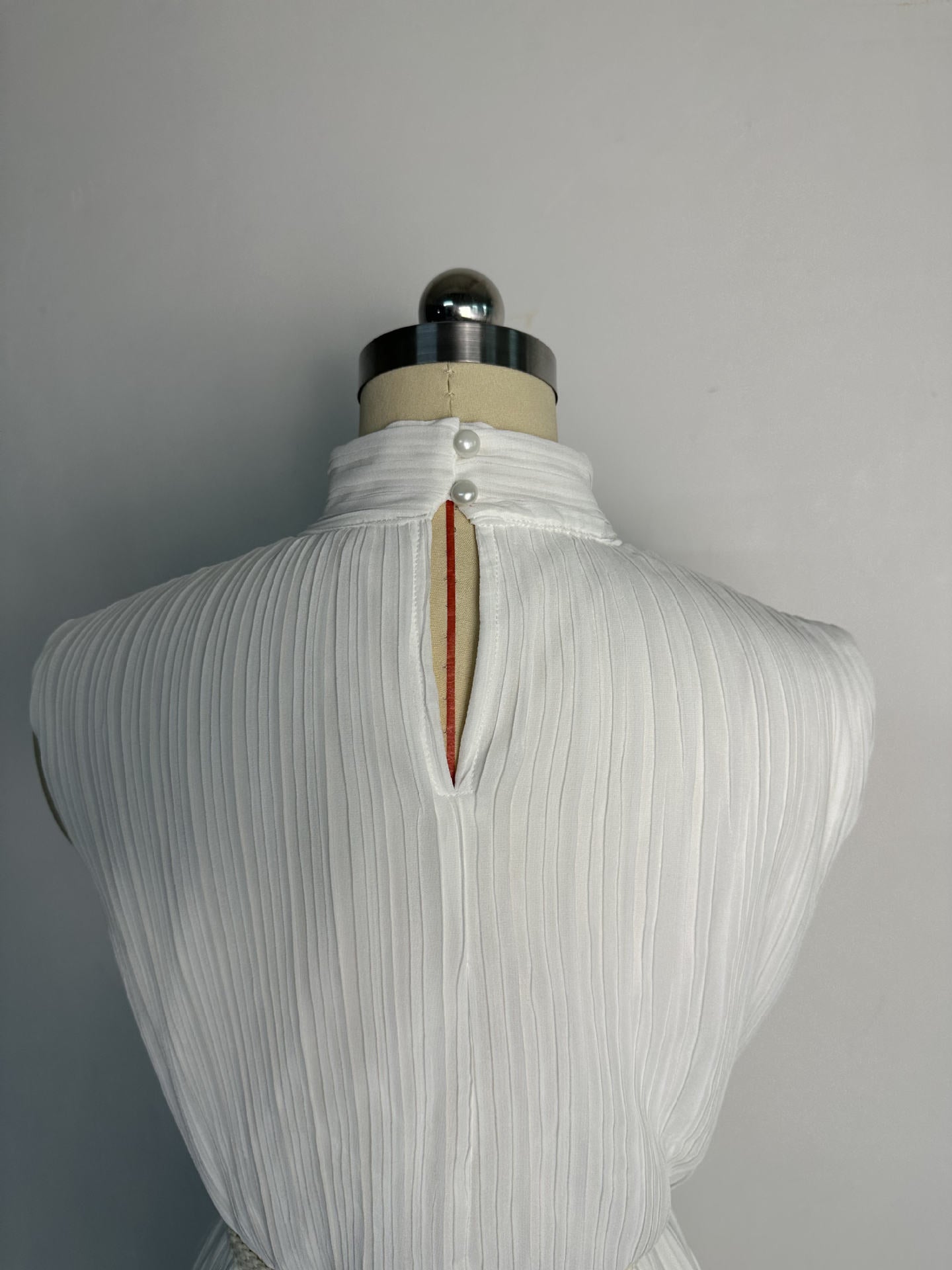 Women's Fashionable Simple Half Turtleneck Slim Waist Slim Fit Belt Maxi Dress 8