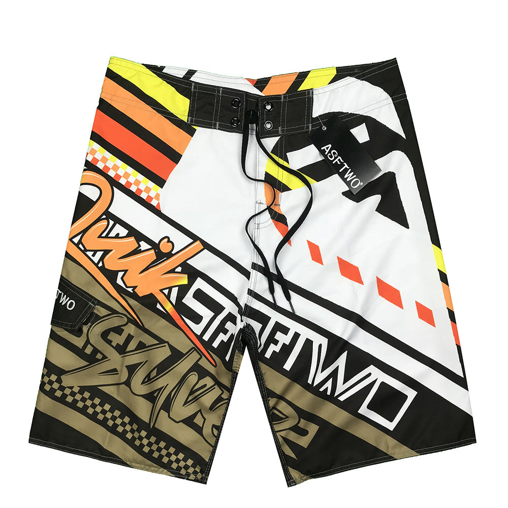 Men's fitness surfing quick-drying beach pants shorts 15