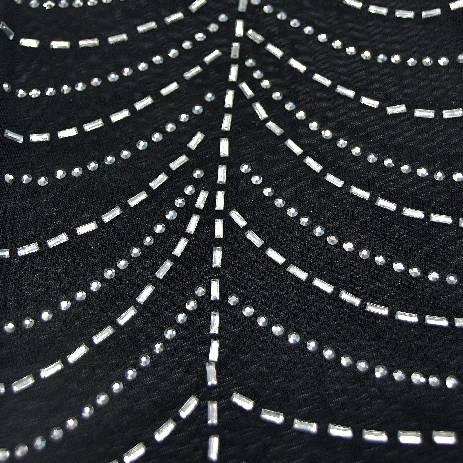 Women Solid Sexy Mesh Beaded Jumpsuit 28