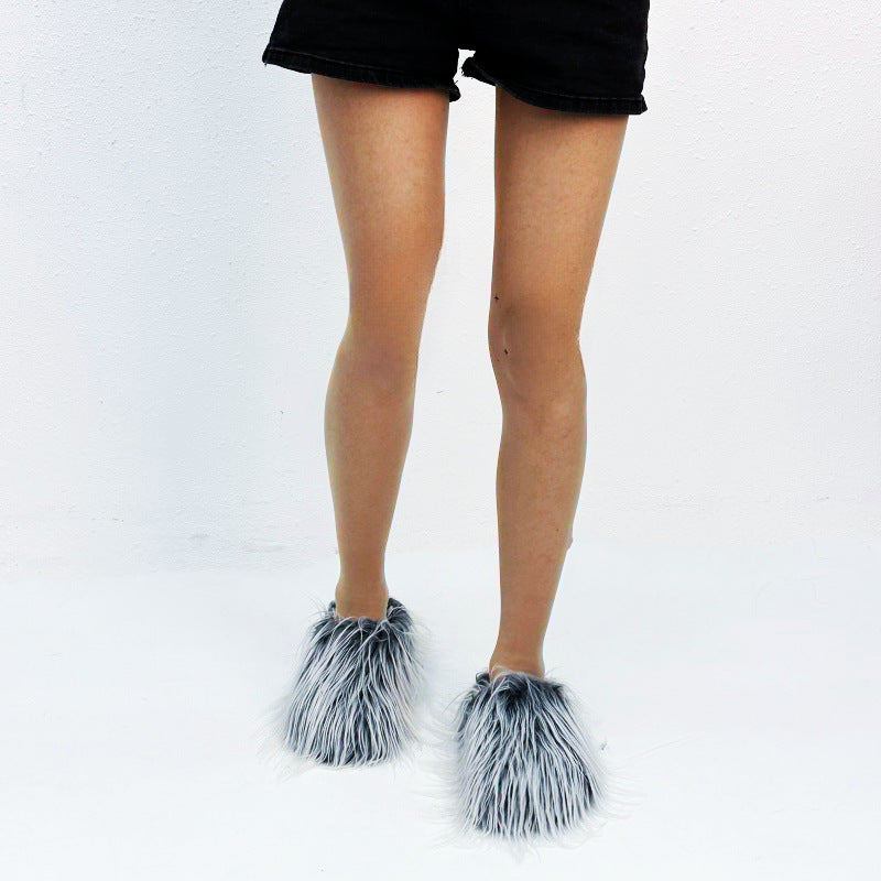 Plush Slippers For Men And Women Autumn Winter Slip-On Shoes 13