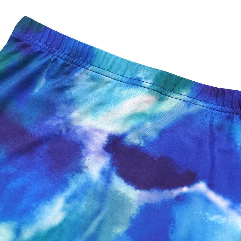 Women Printed Cropped Top and Skirt Two-Piece Set 11