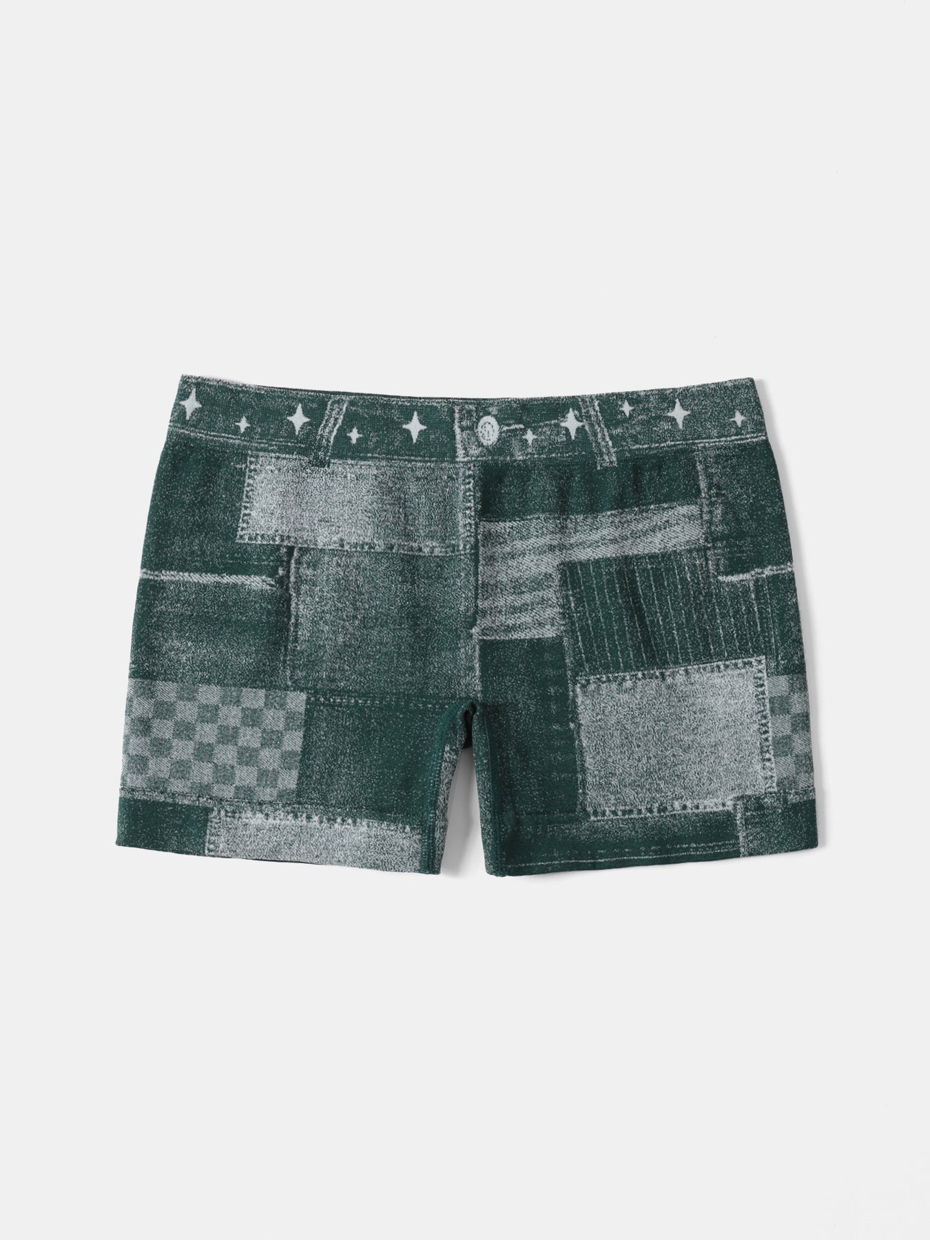 Plus Size Women's Seamless Square Leg Basic Shorts High Stretch Tight Fitting Square Leg Shorts 6