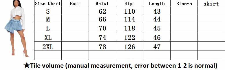 Sexy Slim Denim Pleated Club Skirt 7