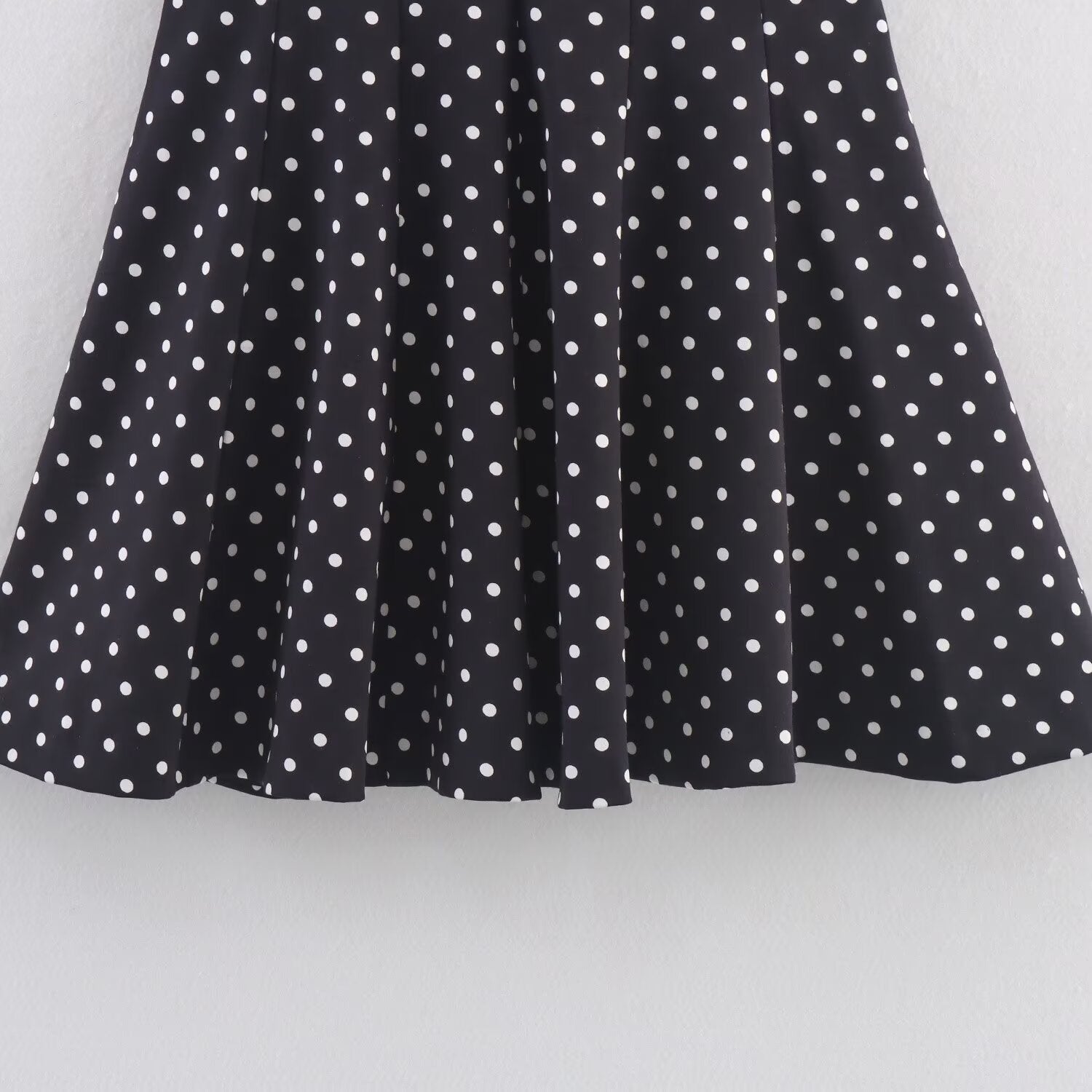 Summer Women's Polka Dot Casual Halter Neck Short Dress 5