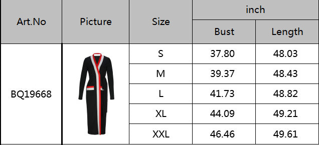 Women's Casual Rib Patchwork Cardigan Long Sleeve Jacket 6