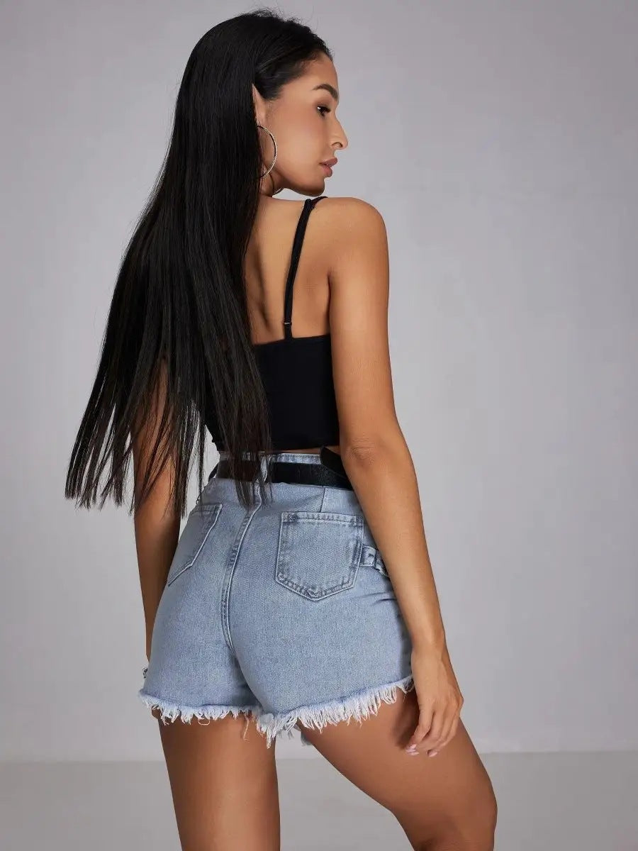 Women Denim Shorts Skirt Pants 7