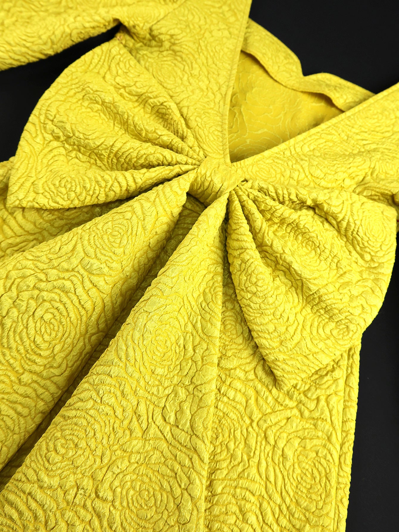 Square Neck Jacquard Puff Long Sleeve Short Dress Bow Low Back Design Elegant Party Evening Gown Dresses 8