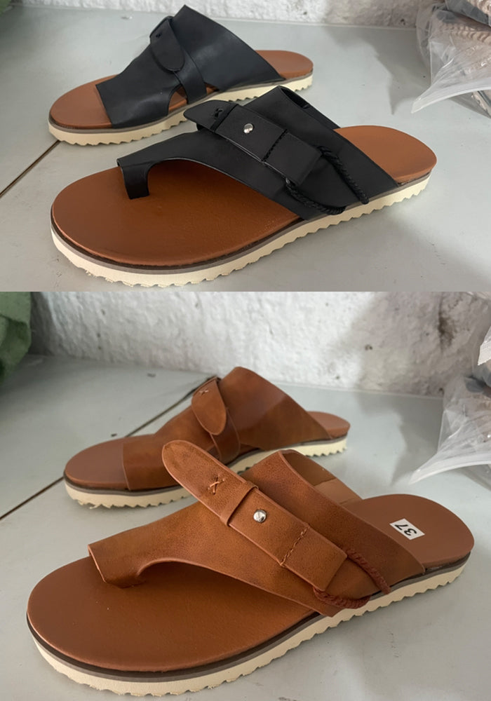 Plus Size Women's Shoes Ladies Slippers Summer Sandals Flat Flip Flops Beach Ladies Outdoor Wear Flip Flops