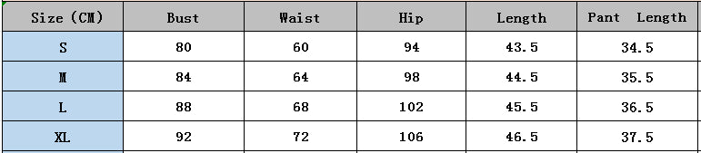 Women Sexy Printed Vest Shorts Two-piece Set 8