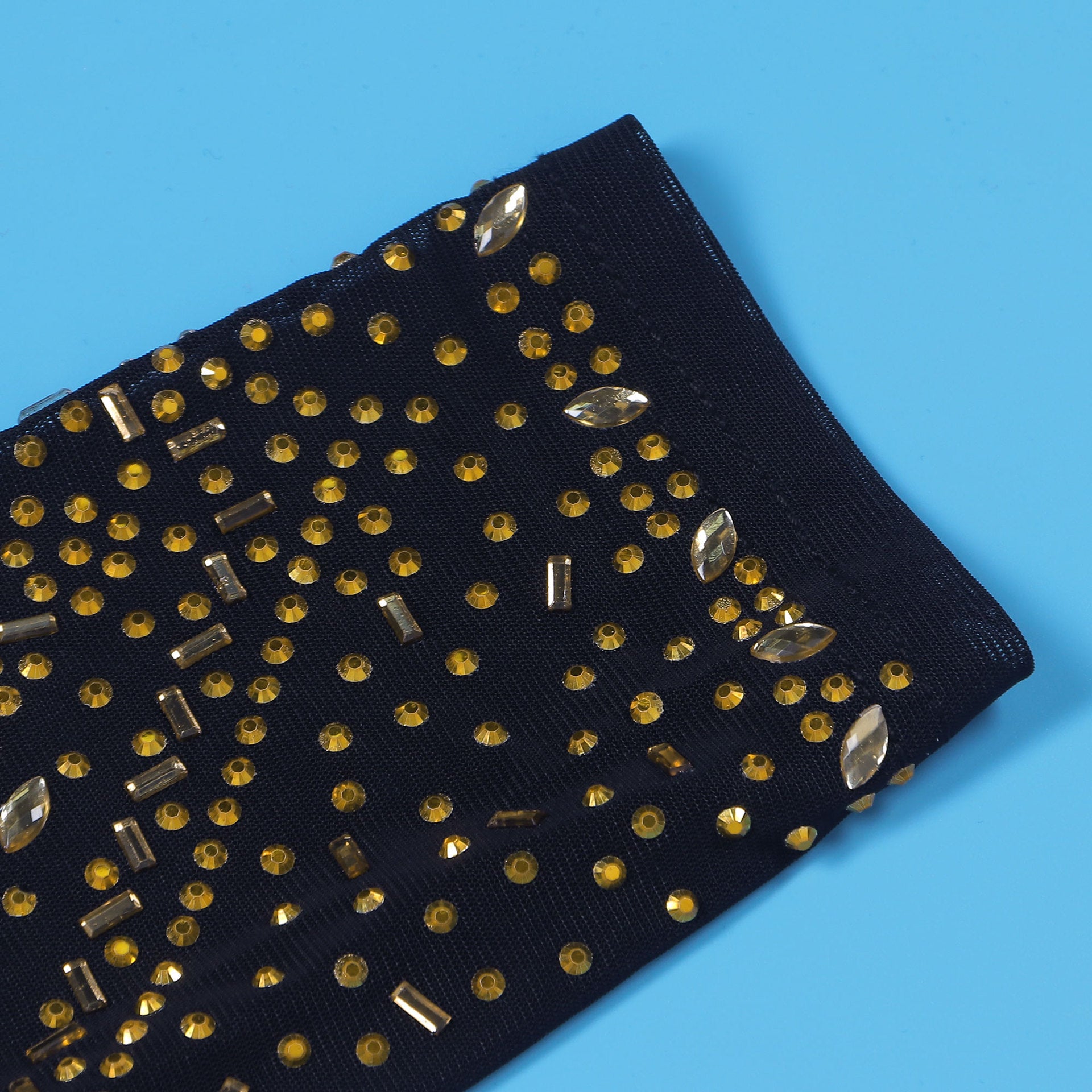 Women Sexy Beaded V-Neck Stretch Jumpsuit 33