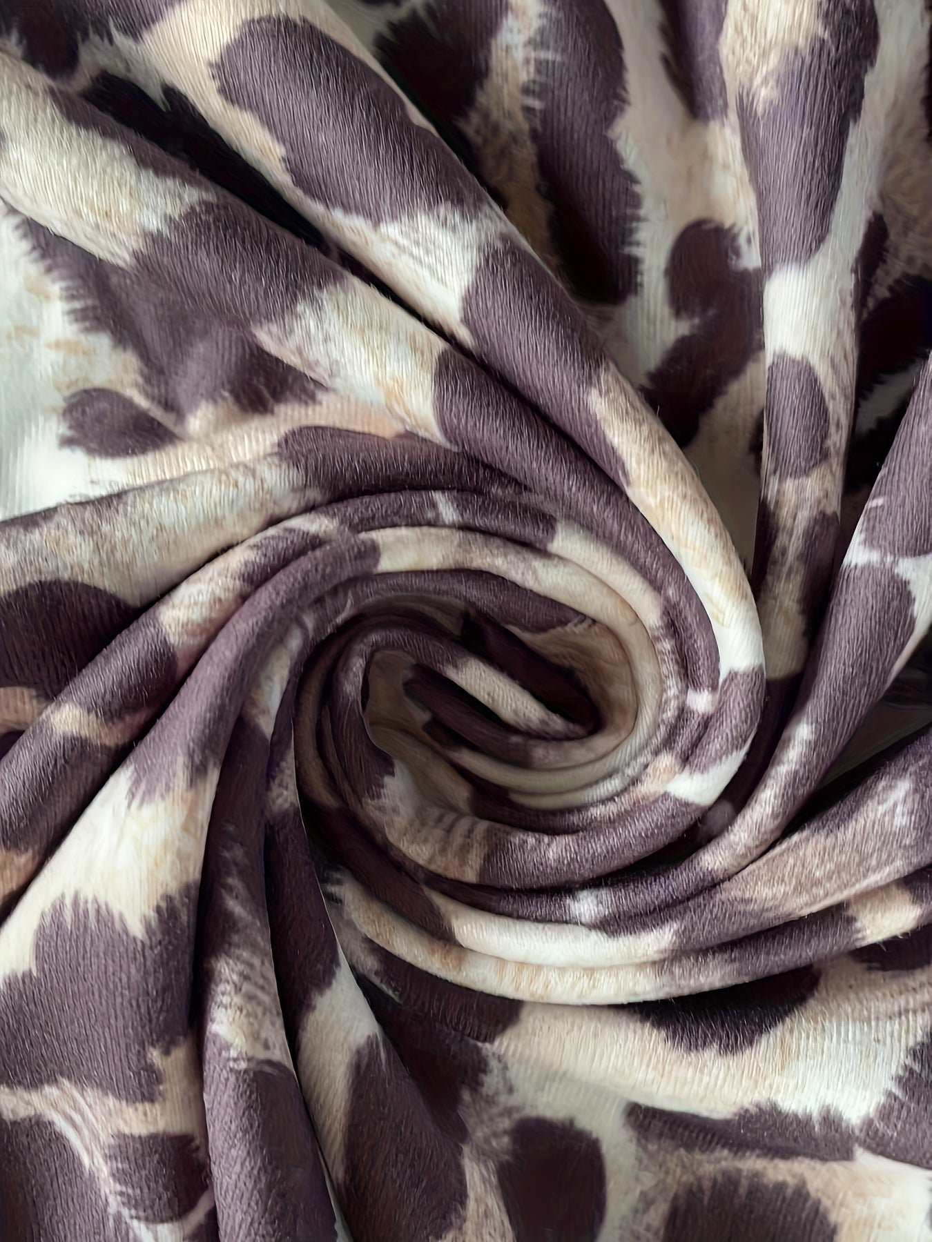 Women's Leopard Print Bell Bottom Sleeve Plus Size Top 6