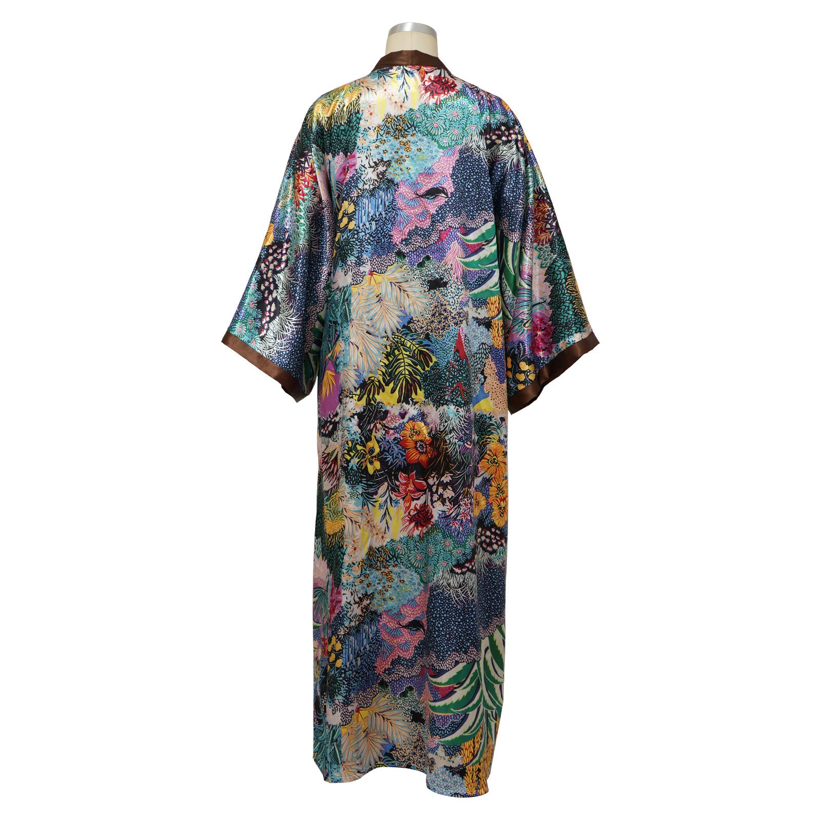 Women Casual Long Sleeve Print Robe 35