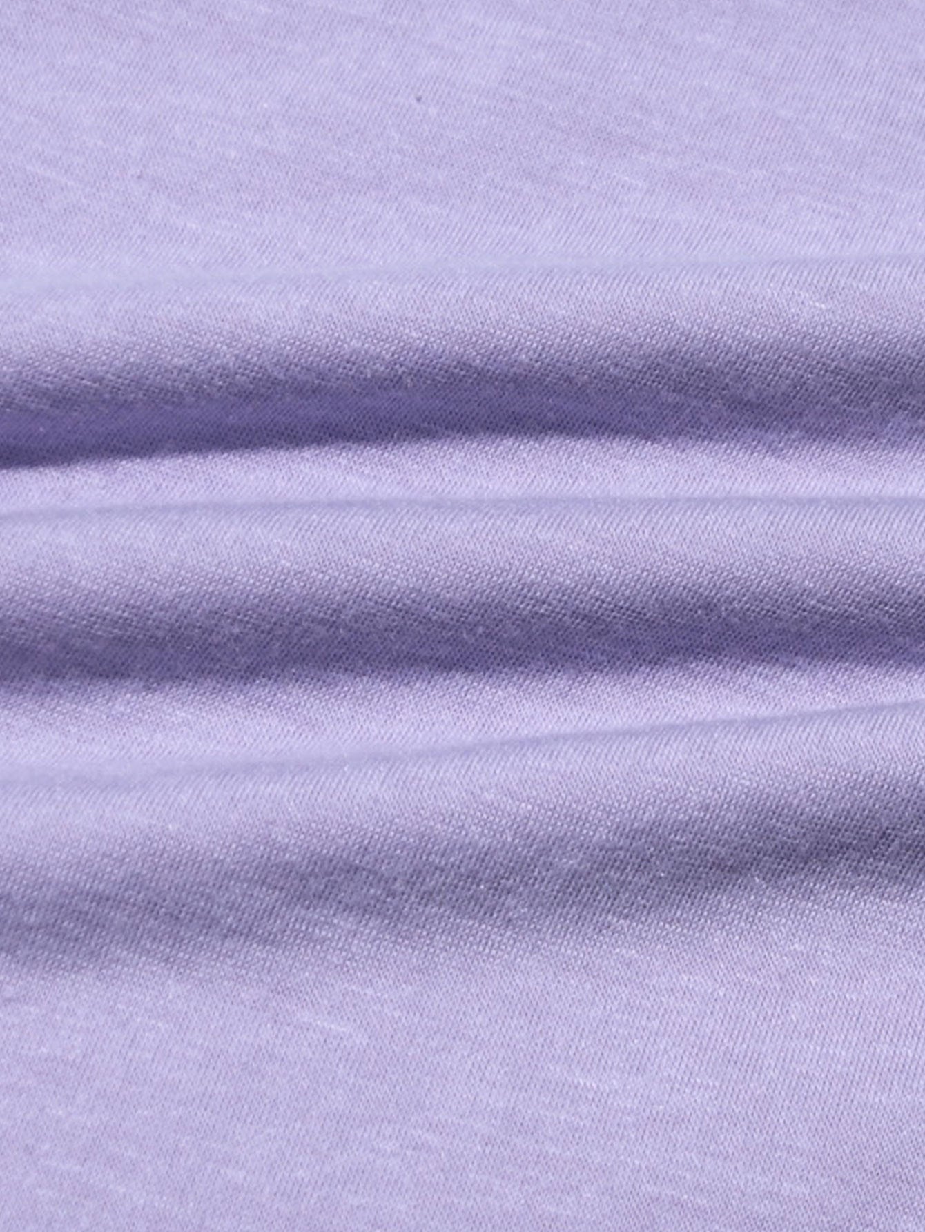 Women's Purple Bell Bottom High Waist Stretch Pants Sleeveless Vest Casual Two Piece Set 7