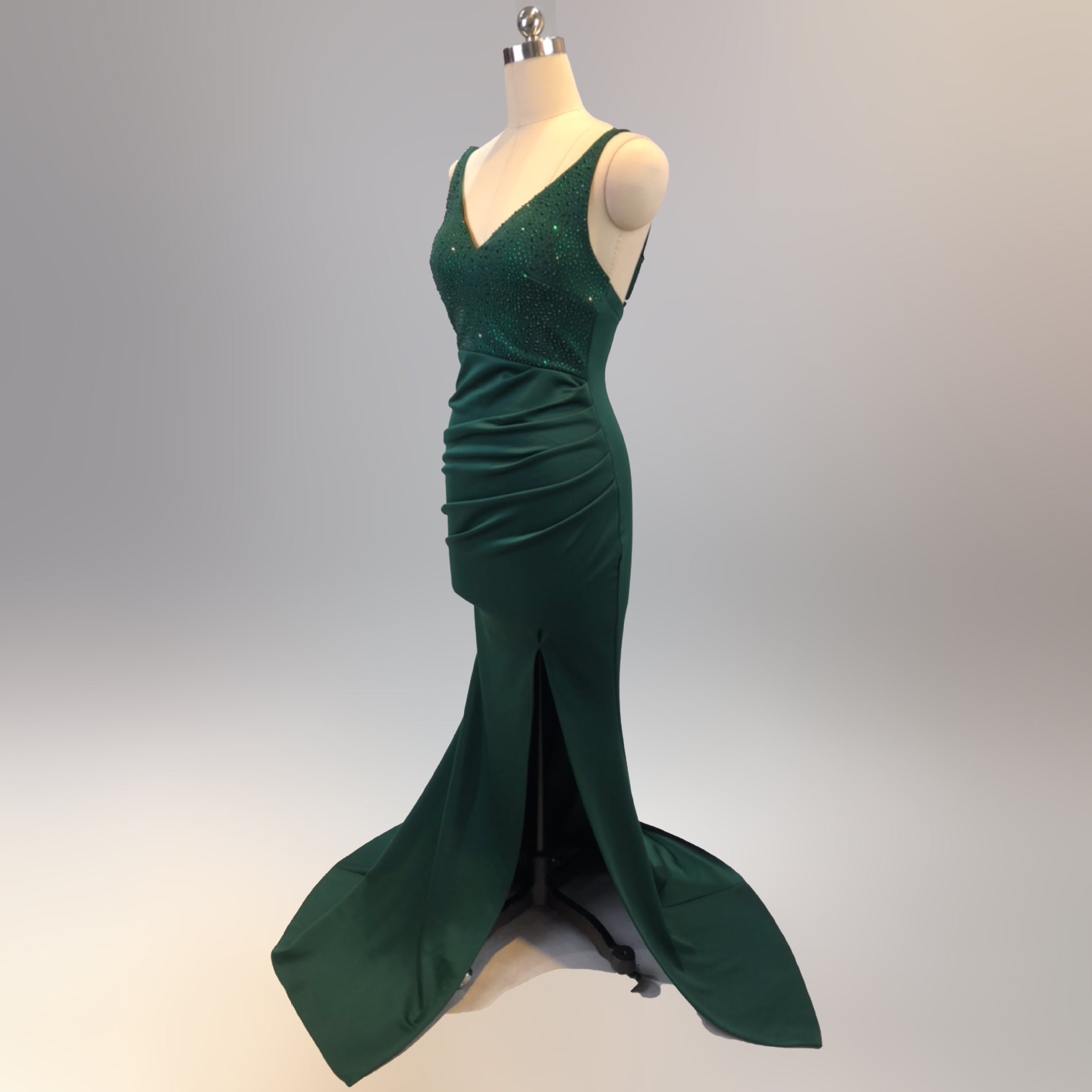 Dinner party dress sexy fashion long fishtail Slim Fit nightclub catwalk annual meeting dress 25