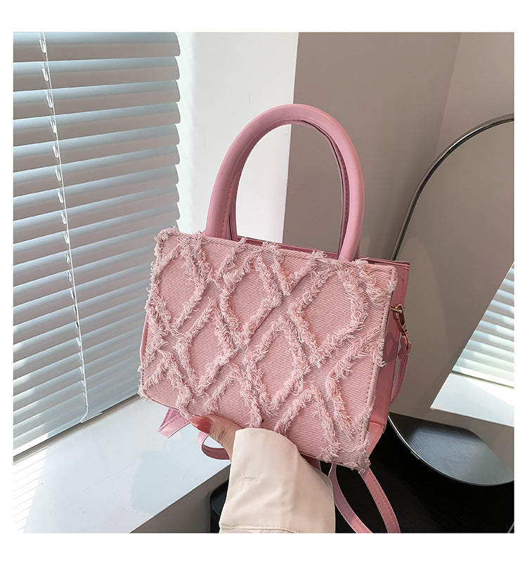 Women Summer Diamond Handbag Single Shoulder Crossbody Small Square Bag 6