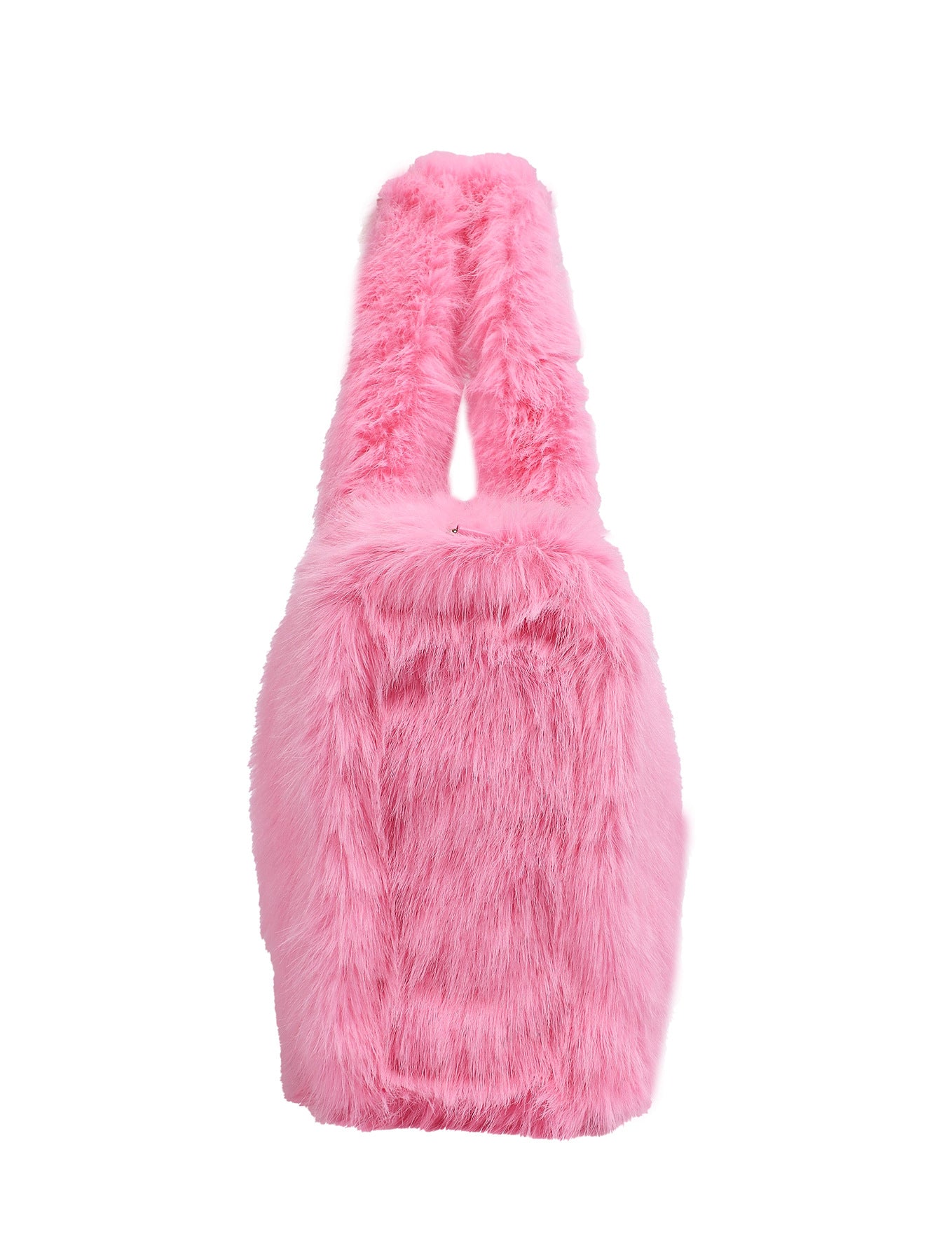 Women's Strap Imitation Fox Fur Large Capacity Tote Bag 28