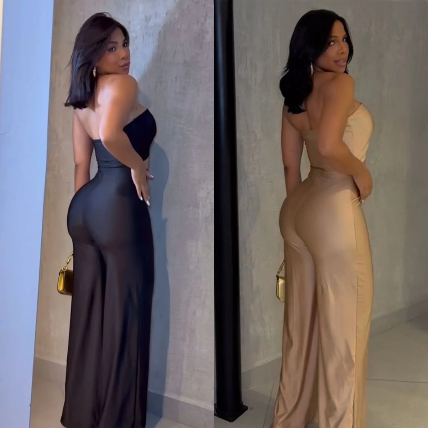 Women Summer Stretchy Casual Jumpsuit 4