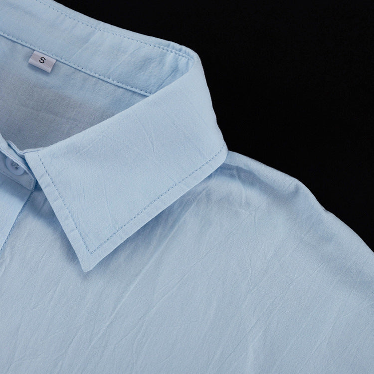 Women's Long Sleeve Shirt Skirt Two-Piece Set 9