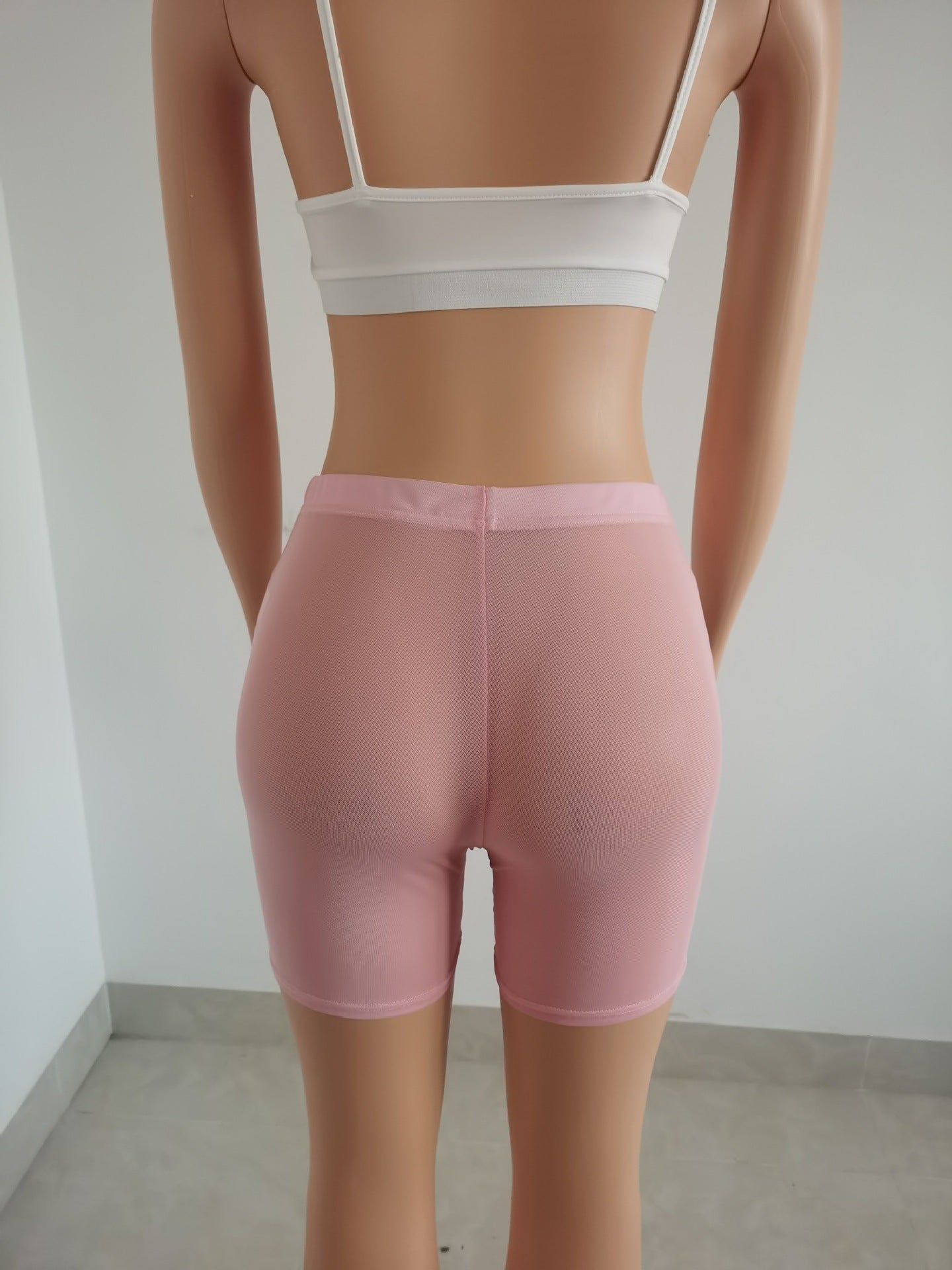 Women Summer Sexy See-Through Mesh Shorts 33