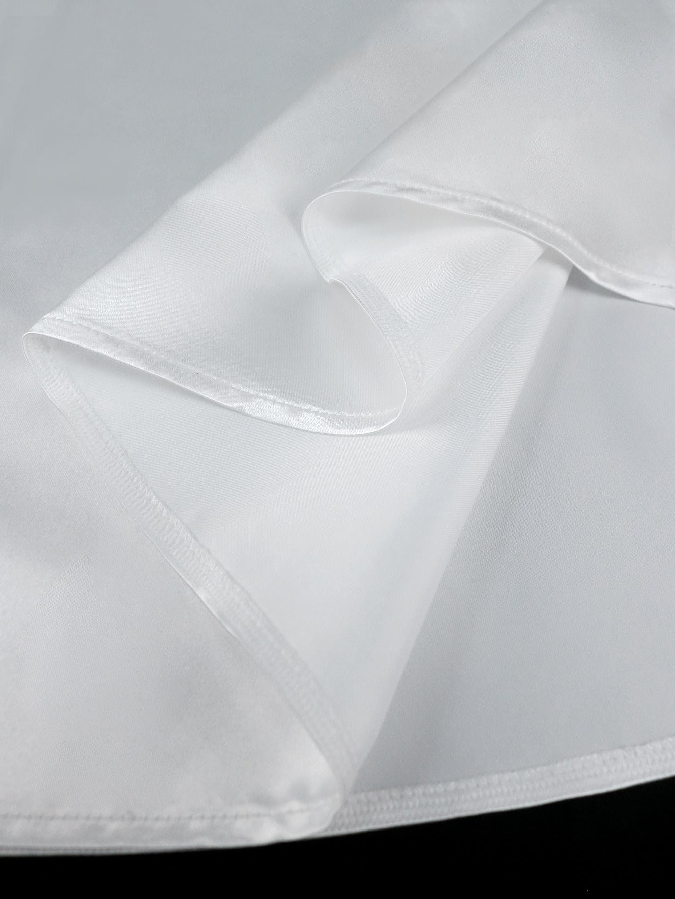 Casual Career Style Bell Bottom Sleeve Dress Plus Size Lace See-Through Patchwork Skirt Dress 14