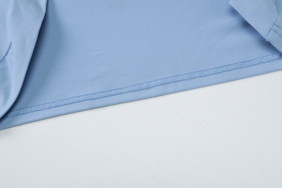 Women Autumn Long Sleeve Cape Strapless Sexy Strapless Top and Bodycon Dress Two-Piece Set 17