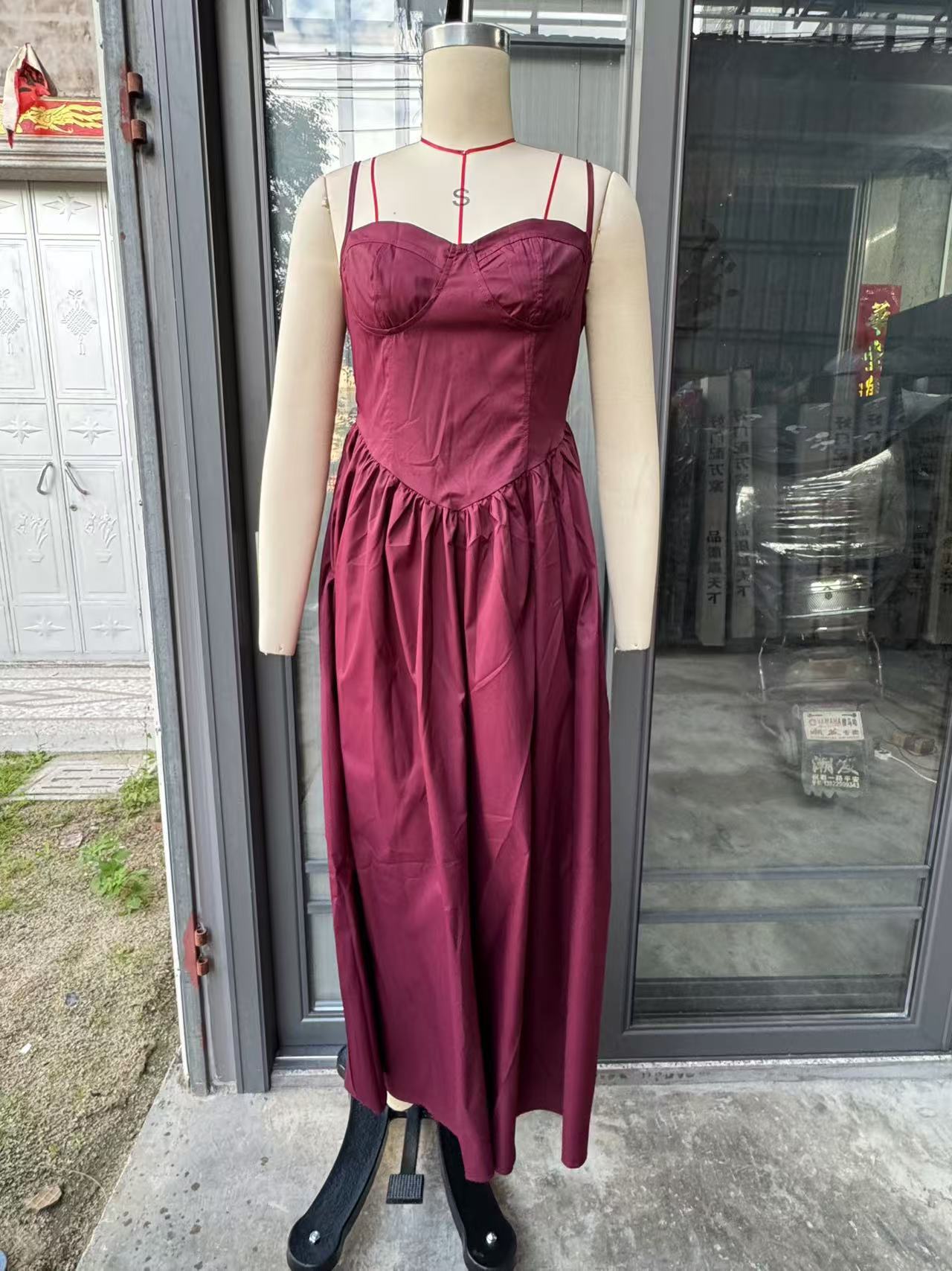 Women Summer Strapless French Sexy Dress 5