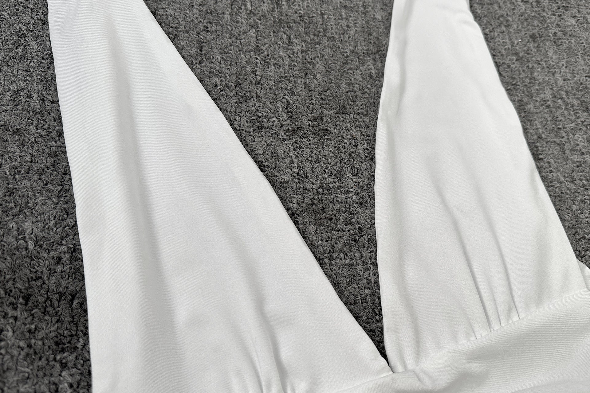 Women lace-up V-neck sexy backless pleated lace-up dress 17