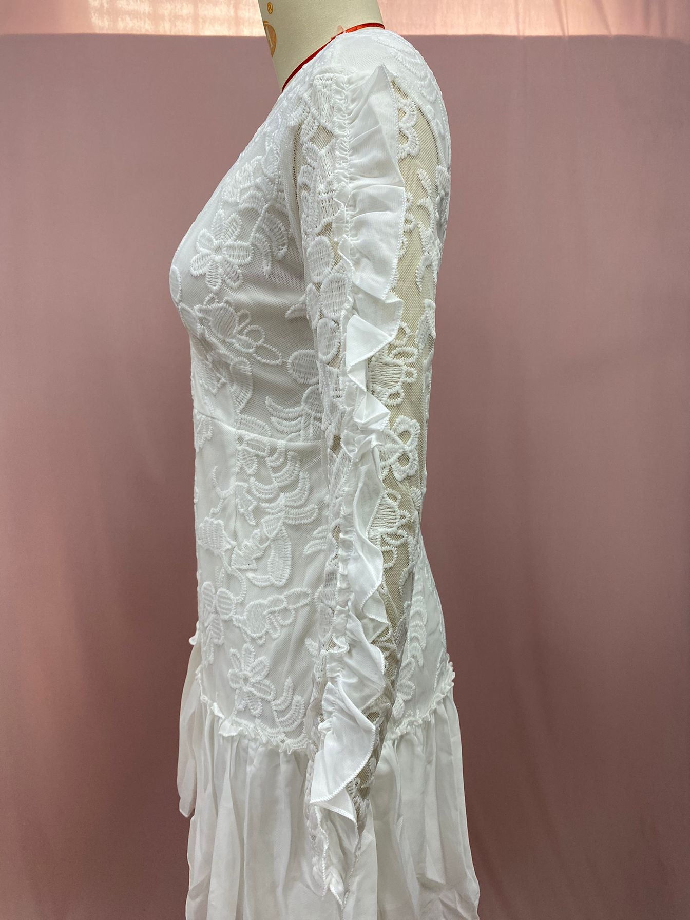 Summer Women embroidered sexy lace dress 10